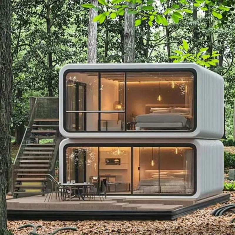 Outdoor Eco Cle House Lury  Space Cale Hotel Room Prefab ale Cabin Container House