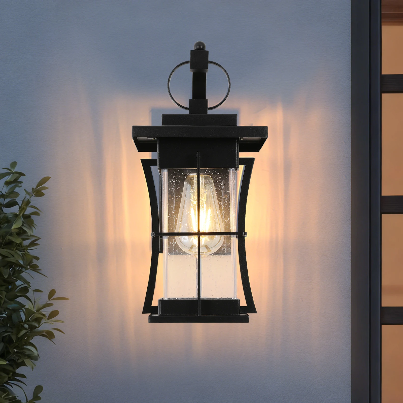 

Wall Lamp Black Square Wall Lights For Indoor Home Lighting E26 Socket Without Light Bulb Wall Lighting Modern Home Decor Sconce