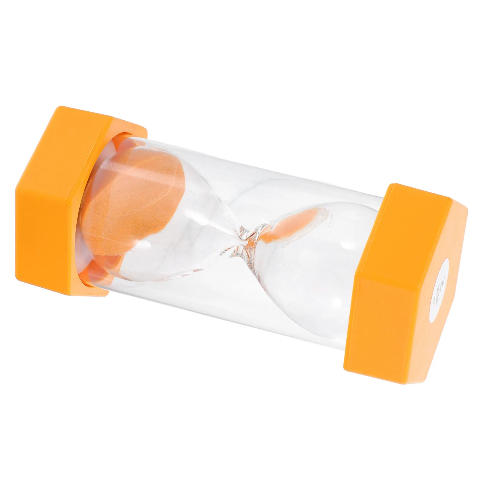 Hexagonal Anti-Drop Sand Timer 5 Minute Plastic Hourglass Desktop Timer for Games Classroom Kitchen Office Use Orange