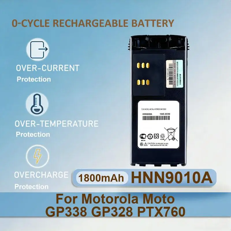 Battery For Motorola Moto PMNN4424 PMNN4448 PMNN4493 XIR P8668 GP328D 8608 8660 8668i GP338 GP328 PTX760