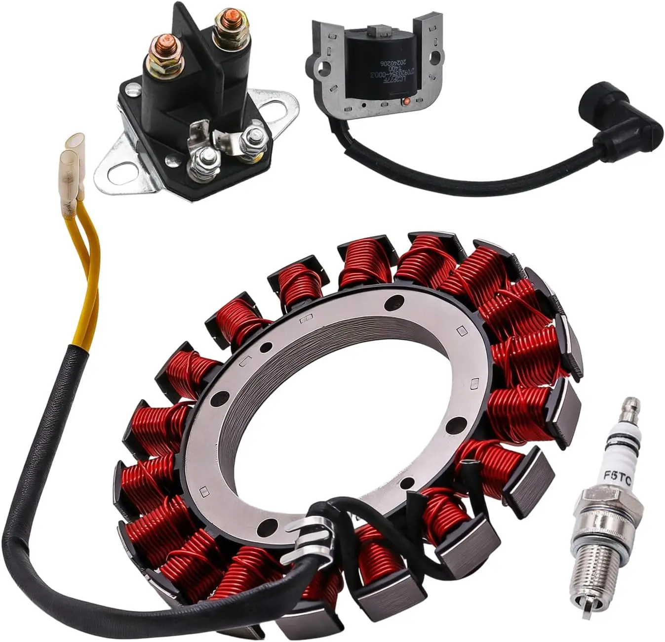 Alternator 136-7876 Stator Compatible with Exmark Quest Radius E/S -Series Zero-Turn Mower Fit for Toro TimeCutter Models replac