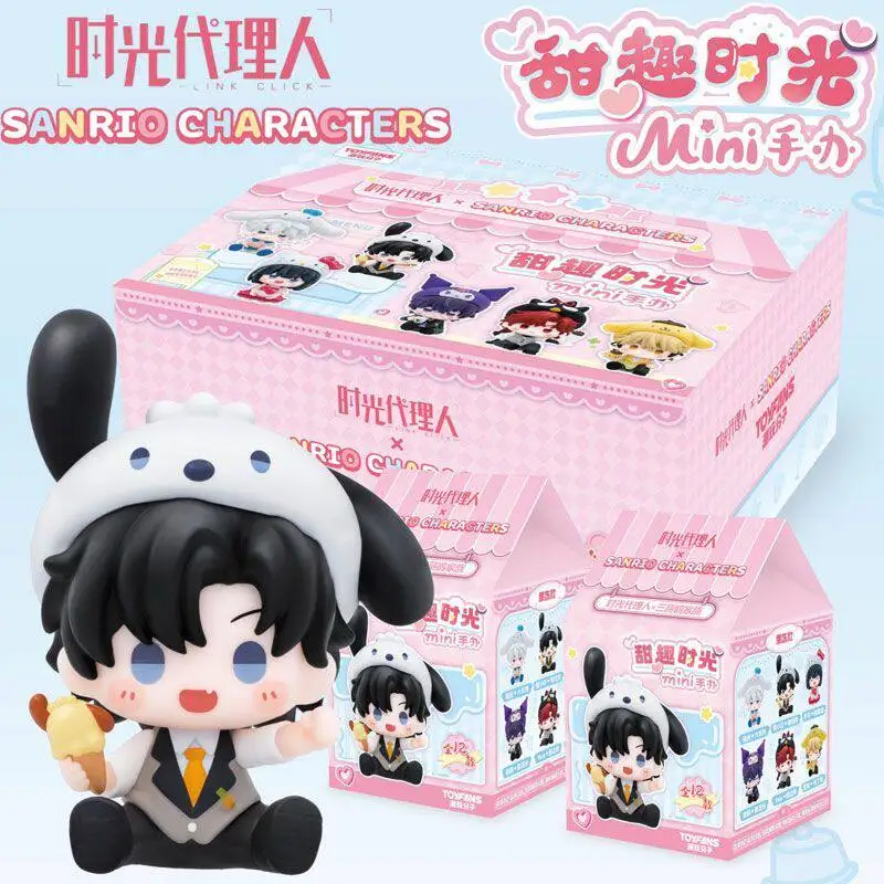 Link Click X Sanrio Sweet Time Mini Mystery Blind Box Geschenke Spielzeugmodell Anime-Figuren Sammlerstücke Ornamente