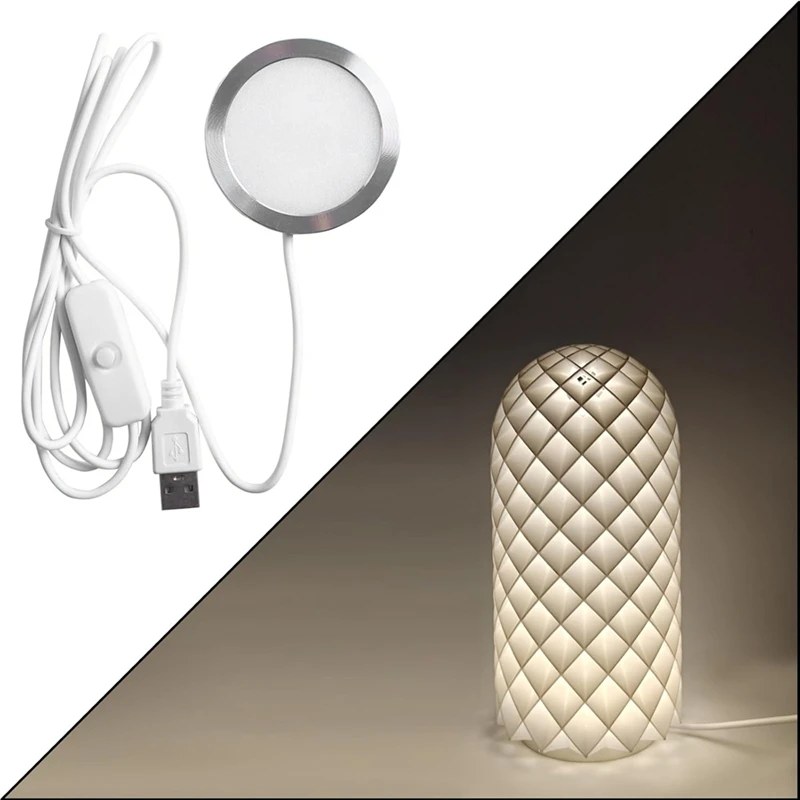 DIY LED Lamp Kit: Only Hardware Accessories NO 3D Printed Parts, Bright Light Energy-Efficient Custom Lighting Project