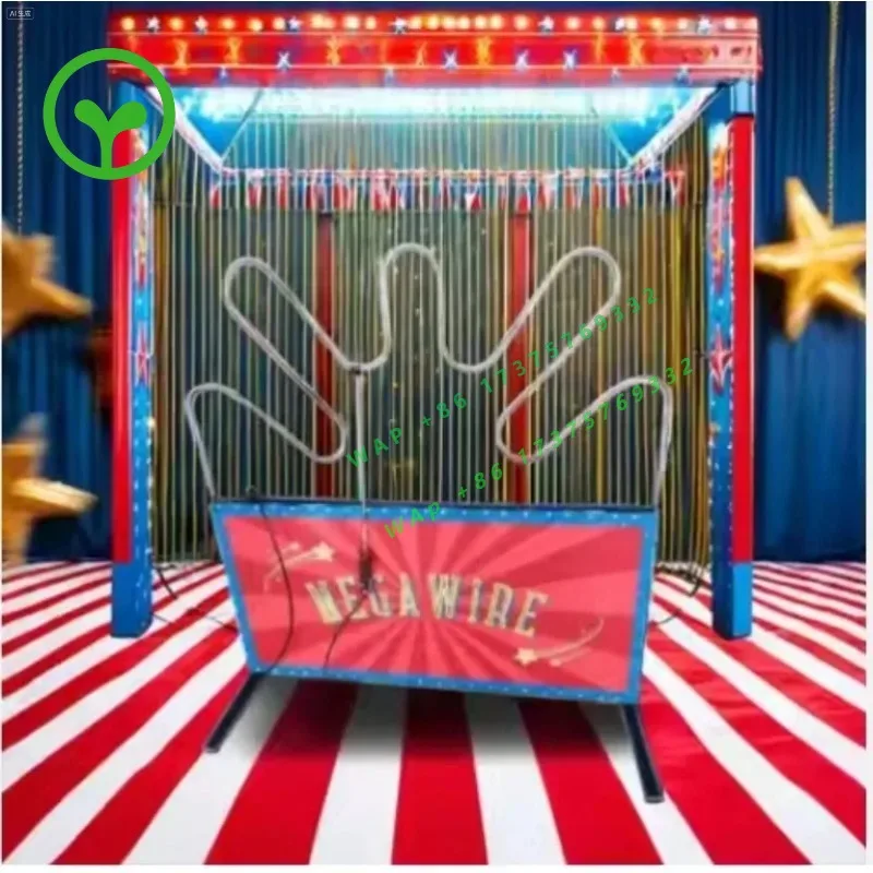 【specialized】Commercial Grade Carnival Game Electric Dexterity Challenge Shock Stable Hand Drunk Buzzer Wire