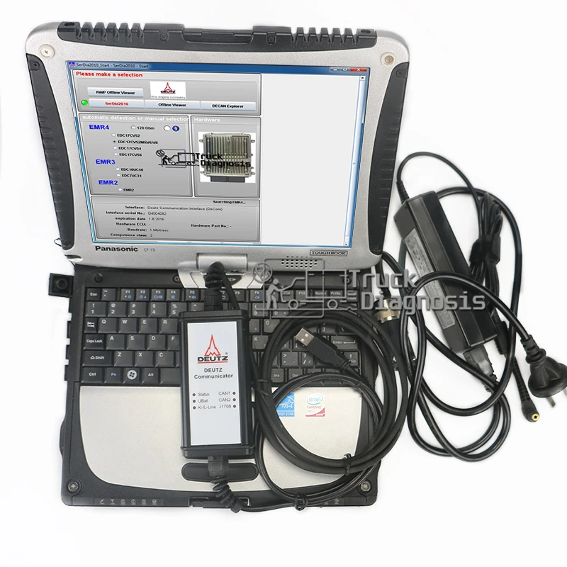 diagnostic tool for deutz engine kit deutz decom Serdia 2010+Thoughbook CF52 laptop for DEUTZ diagnostic tool