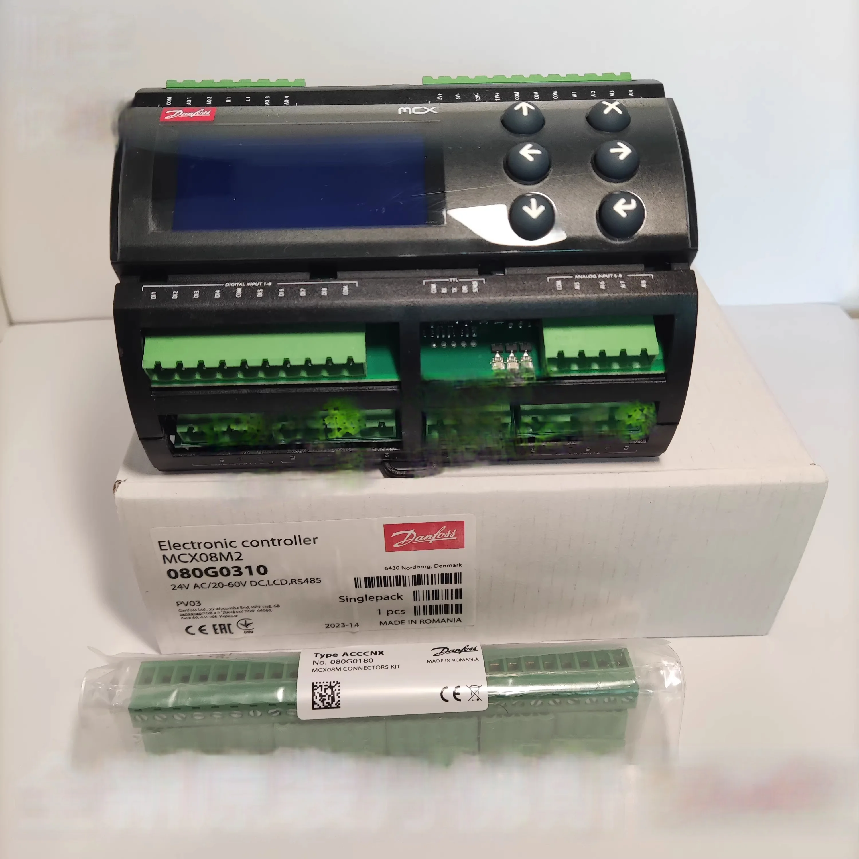 

New for Danfoss programmable controllers: MCX08M2 (080G0310) MCX20B2 (080G0330) MCX061V (080G0251) MCX20B (080G0057)