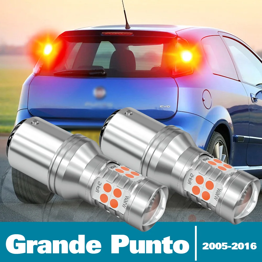 

2pcs LED Brake Light For Fiat Grande Punto Accessories 2005 2006 2007 2008 2009 2010 2011 2012 2013 2014 2015 2016