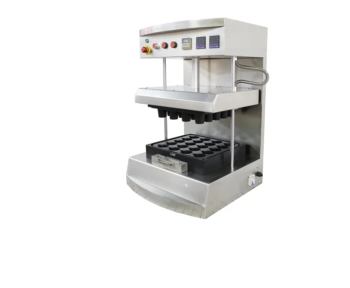 

Automatic Coffee Cupcake Machine Cheese Egg Tart Shell Maker Tartlet Pie Press Machine