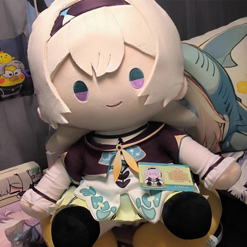 

Game Honkai Star Rail Firefly Plush Doll Stuffed Sitting Toy Plushies Anime Cartoon Soft Hugging Pillow Figure 40cm Large Size