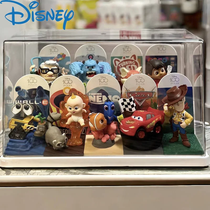 Hot Anime Disney Blind Box Toys Anniversary Pixar Collection Mystery Box Trendy Creative Desktop Decoration Dolls Birthday Gifts