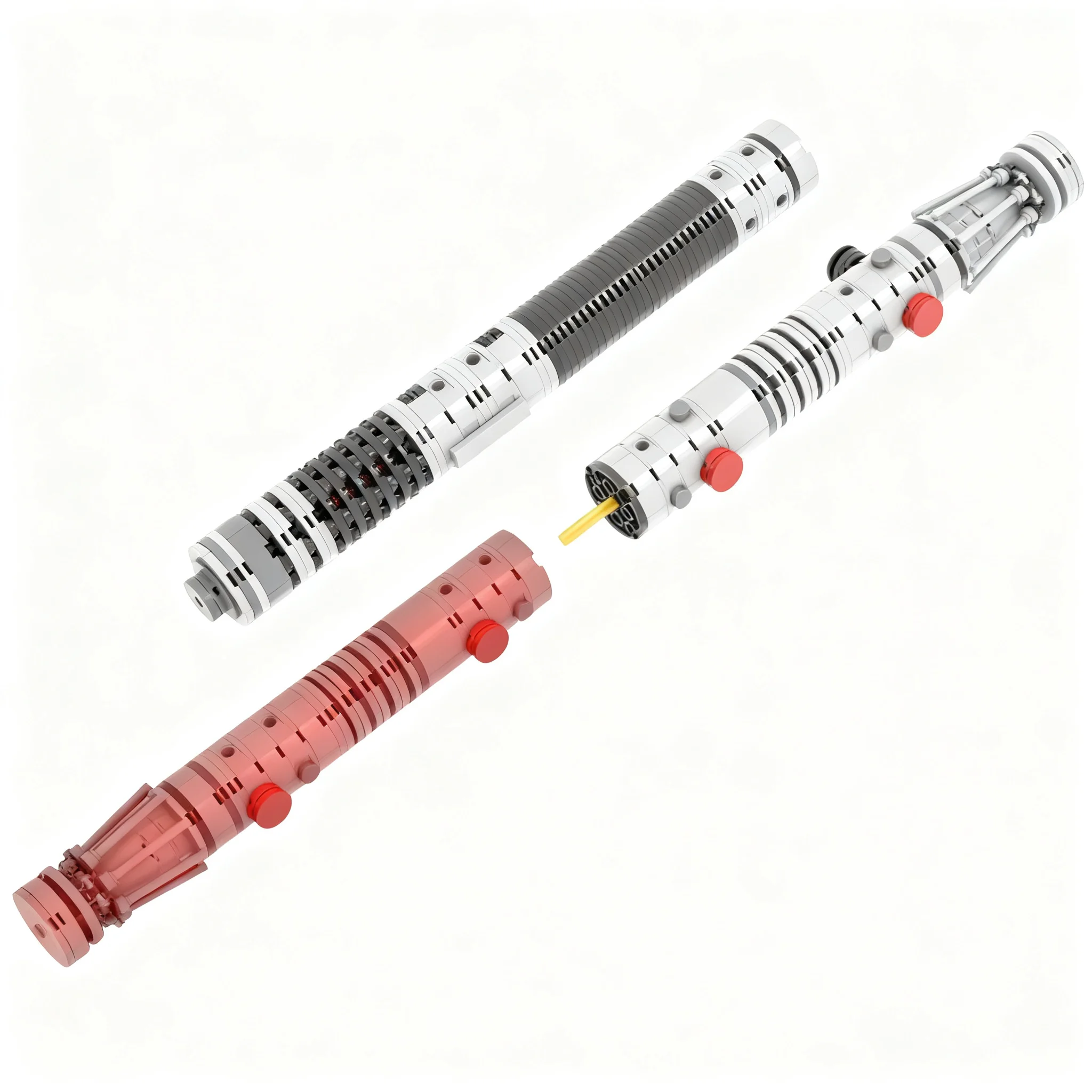 337pcs MOC Star Battle Maul Shadow Lord Lightsaber Model Building Blocks Architecture Christmas Gift Toys Display Assemble DIY view 5
