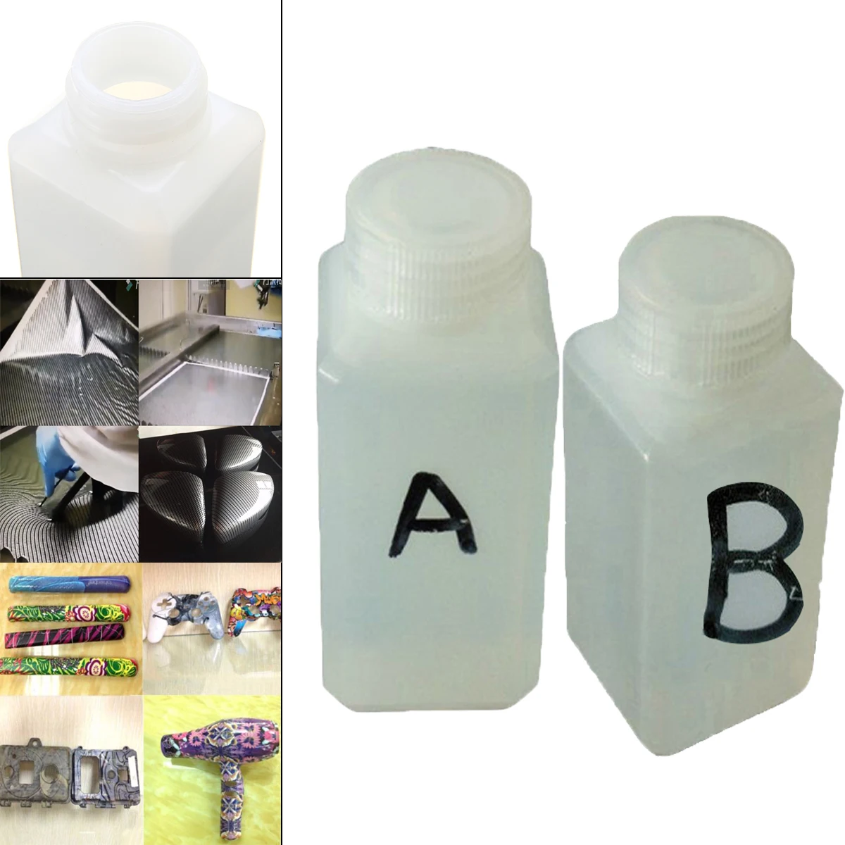 vilaxh Activator A and B each 100ml Hydroprinting activator Carbon Fiber Transfer Printing Film For hydrographic film