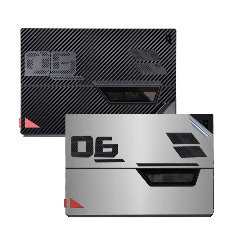 ملصق جلدي لجهاز ASUS ROG Flow Z13 GZ301 GZ301Z GZ301ZE 2022-2025 مقاس 13.4 بوصة (2 في 1) غطاء حماية للكمبيوتر المحمول وغطاء جلدي للشارات