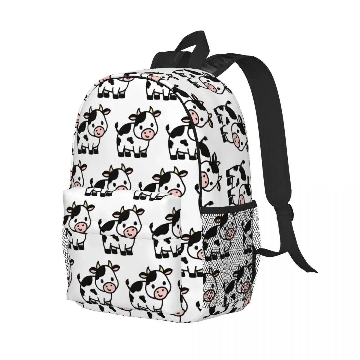 Sacs à dos de vache pour garçons et filles, cartable de dessin animé, sacs d'école pour étudiants, sac à dos pour ordinateur portable, sac initié, grande capacité