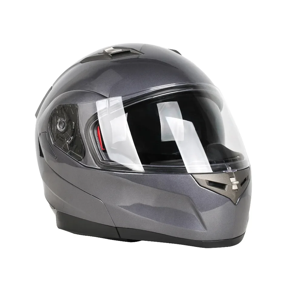 Open Face Motorcycle Bluetooth Helmets With Interphone Built In Intercom 500M