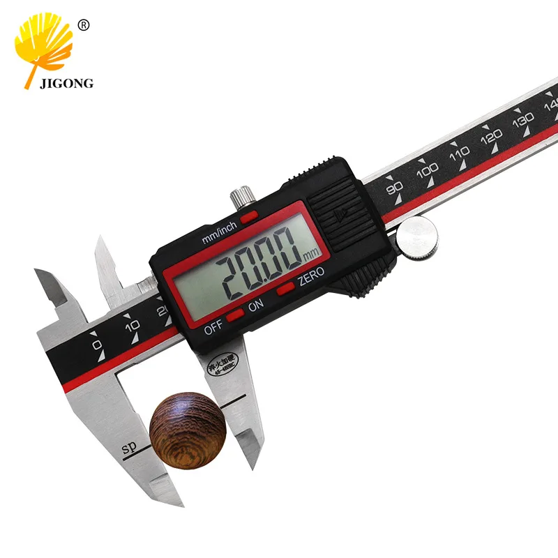 0-150Mm metal digital caliper, inner and outer diameter depth measurement caliper, electronic digital screen metric caliper
