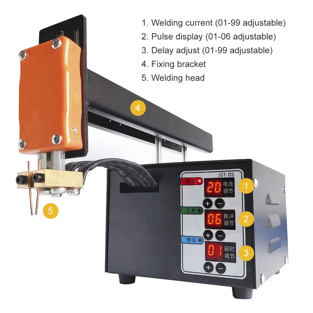 3KW قوة كبيرة بقعة لحام لبطارية 18650 حزمة بقعة لحام البقعة المنزلية الصغيرة النيكل قطاع لحام الدقة نبض آلة لحام