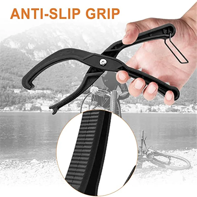 Bike Tire Levers Bike Tire Pliers Bicycle Tyre Remover Clamp with Non-Slip Grip for Convenience Road Mountain Bike Tire Changer