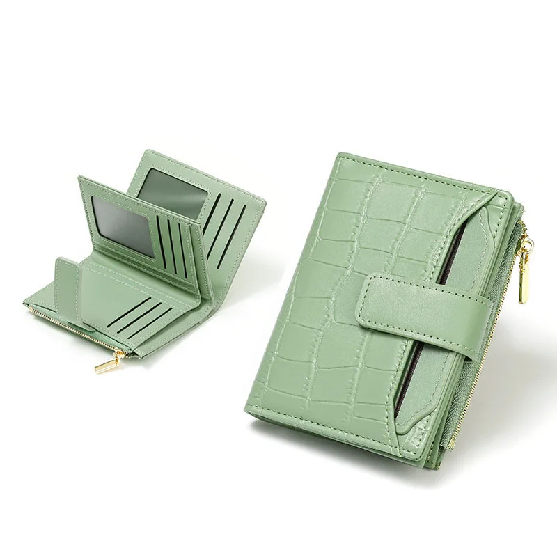 New Wallets Women's European and American Card Bag Zipper Mini Handbag Embroidered Mobile Phone Bag cartera mujer billeteras