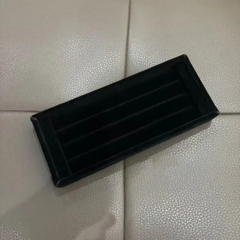 PU Velvet Rings Earrings Organizer Mini Flannelette Velvet Jewelry Tray Necklaces Large Capacity Jewelry Storage Pallet