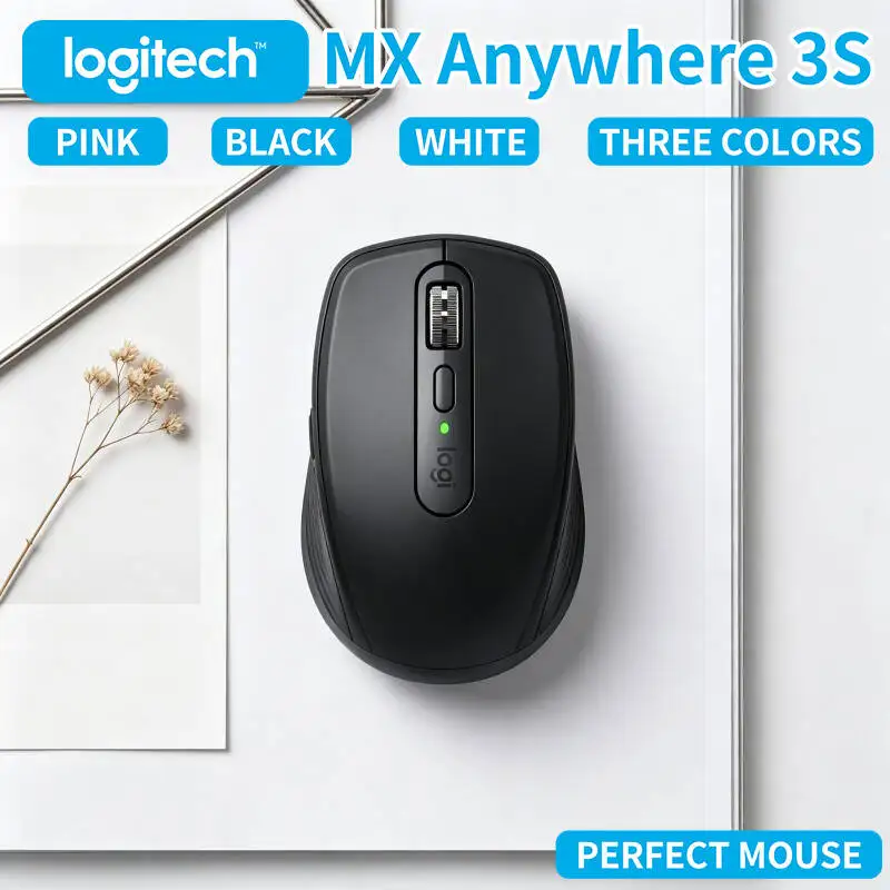 

Pro MX Anywhere 3S - 8000 DPI, MagSpeed Scroll, 3-Device Sync, Perfect for Shoe Store Manager & Remote Work