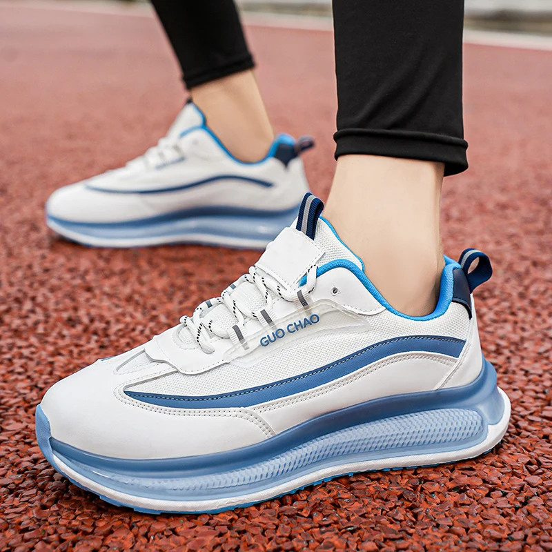 

New Season Men's Sport Shoes Breathable Comfortable Shock Absorption Running Sneakers Casual Sports Footwear for All Seasons