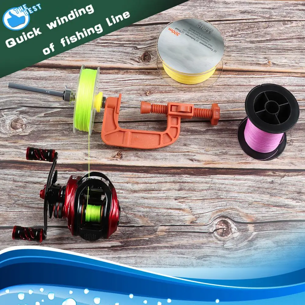 

Fishing Reel 1 Set Practical Simple Operation Fine Workmanship Fishing Line Winder Reel Line Spooler Outdoor Fishing