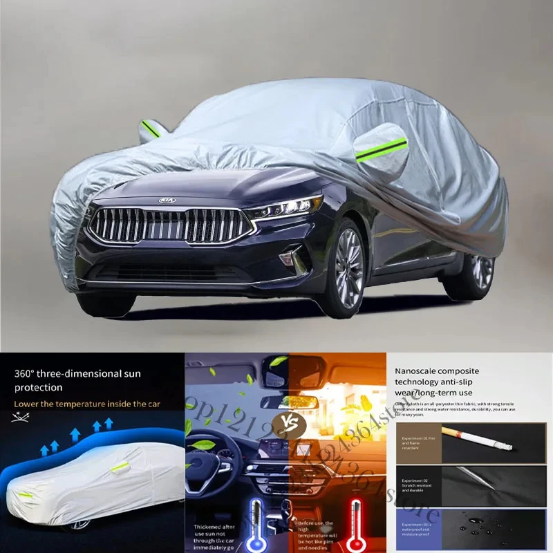 

For KIA-Cadenza Auto Anti snow Anti dust Anti-uv Anti peeling paint And Anti Rainwater 210t car cover Car cover protection