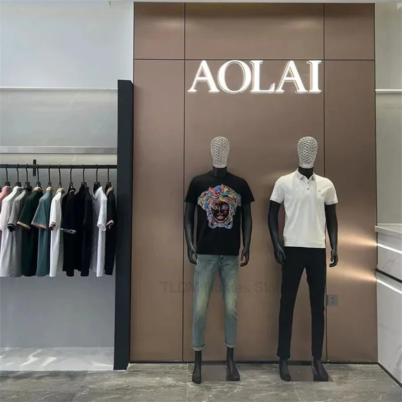 Modello nudo maschile per negozio di abbigliamento da uomo Puntelli couture Manichino in plastica per tutto il corpo Manichino per vetrina del centro commerciale