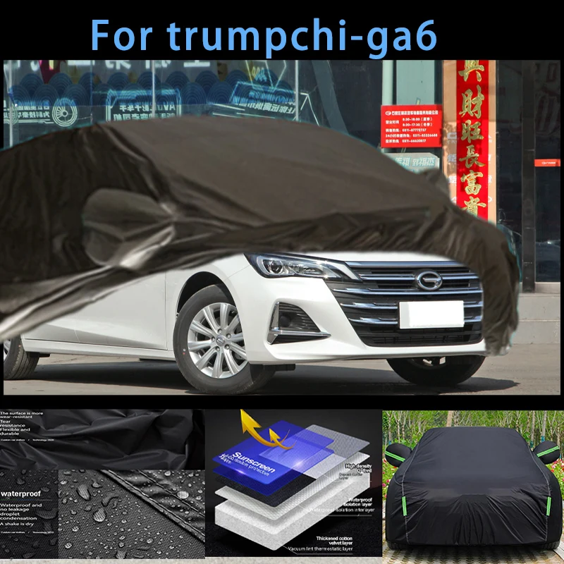 

For trumpchi-ga6 Outdoor Protection Full Car Covers Snow Cover Sunshade Waterproof Dustproof Exterior Car accessories