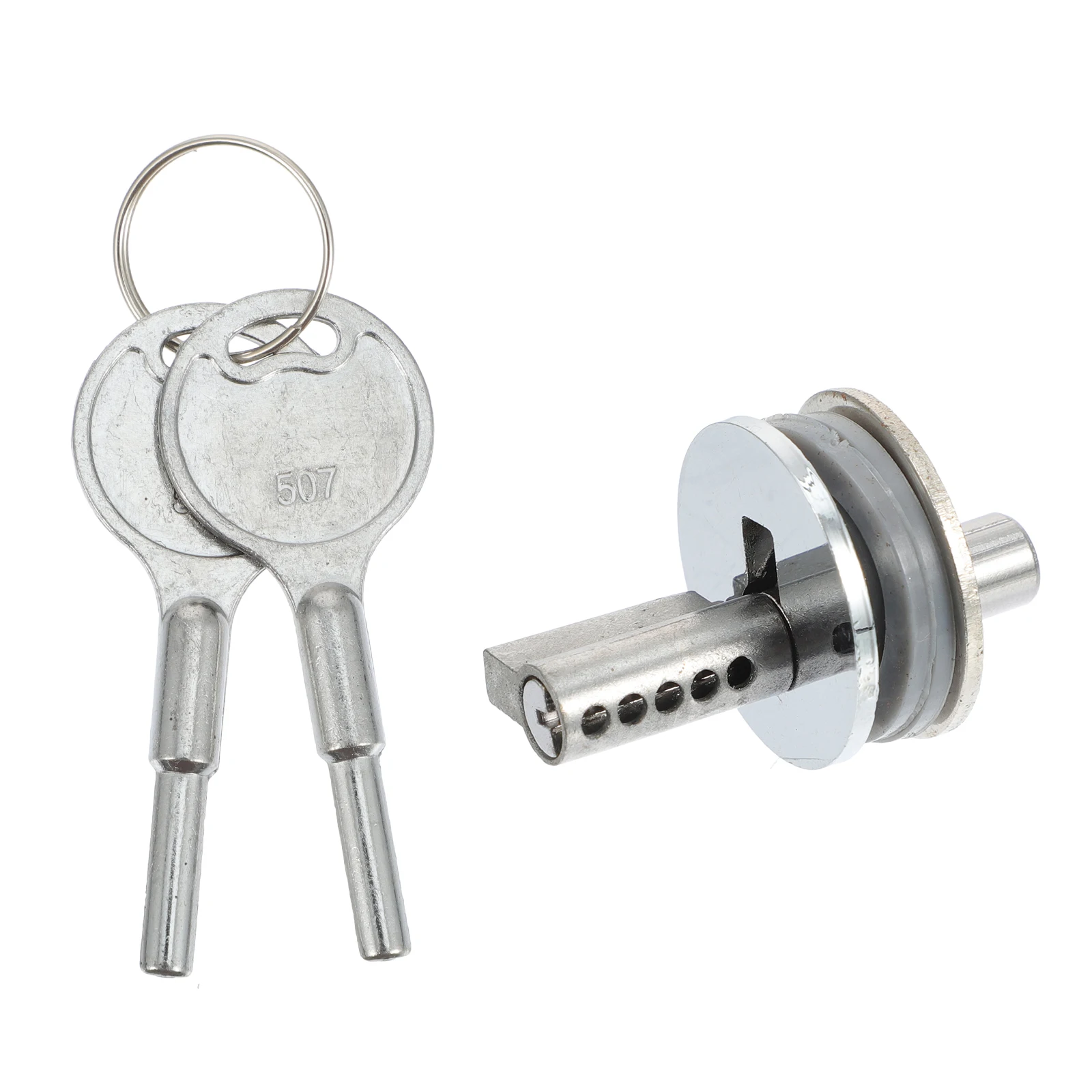 

Glass Door Lock Durable Safe Home Door Locks for Sliding Doors Jewelry Cabinets Glass Cabinet Lock Keys Strong Structure Long