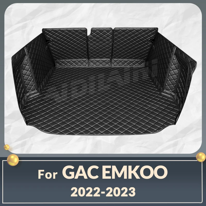 Auto Full Coverage Trunk Mat For GAC Trumpchi EMKOO 2022 2023 Car Boot Cover Pad Cargo Liner Interior Protector Accessories