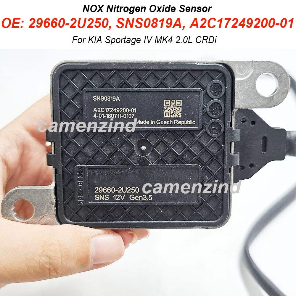 

Датчик оксида азота NOx 29660-2U250 296602U250 для Hyundai Kia Tucson Sportage 2.0D 2018- (дизель) SNS0819A A2C17249200-01