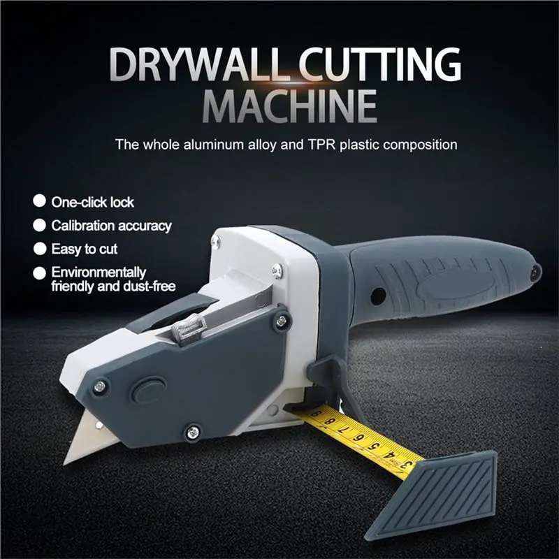 24-Hour Delivery Professional Drywall Cutting Equipment Gypsum Board Cutter Tool Kit Includes Tape Measure, Pencil And 5 Extra B