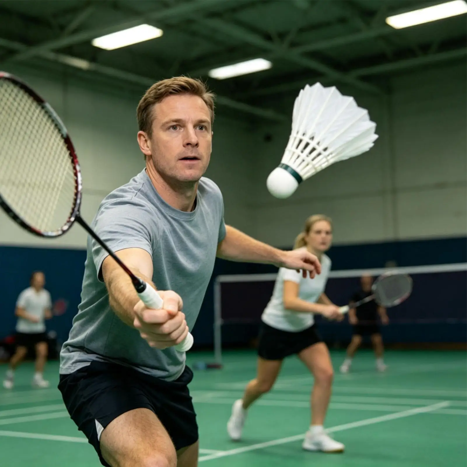 Badminton Shuttlecock 12 Pieces Indoor Batting Training Shuttle Ball Badminton Shuttlecocks Set For Women Men Adults Beginners