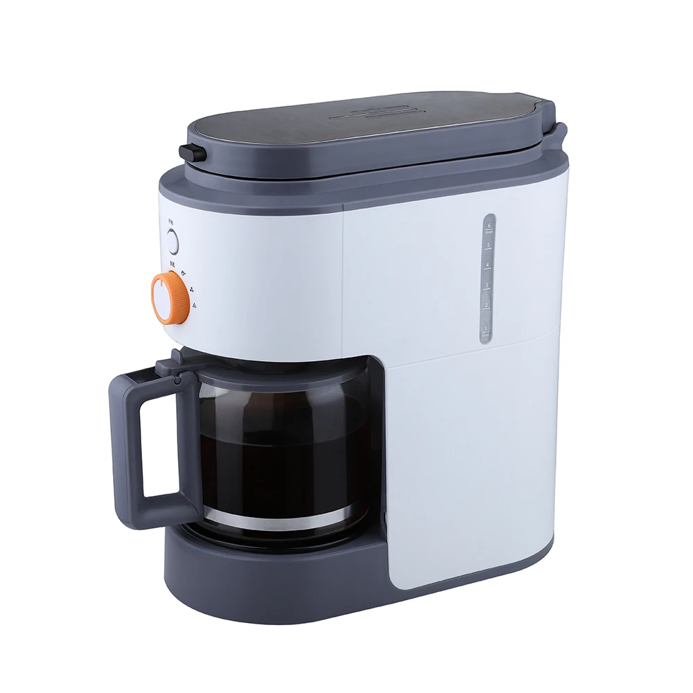 Build in Grinder Bean to cup New Arrived Small Size  Brew Drip Coffee Maker Machine