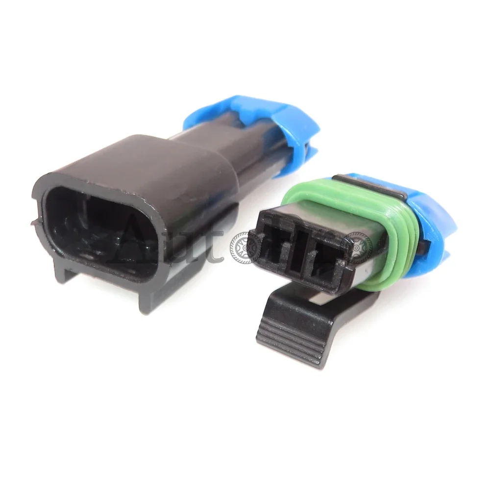 1 Set 2 Hole 15300027 15300002 AC Assembly Auto Male Female Docking Sockets Car Fan Wiring Cable Sealed Connector