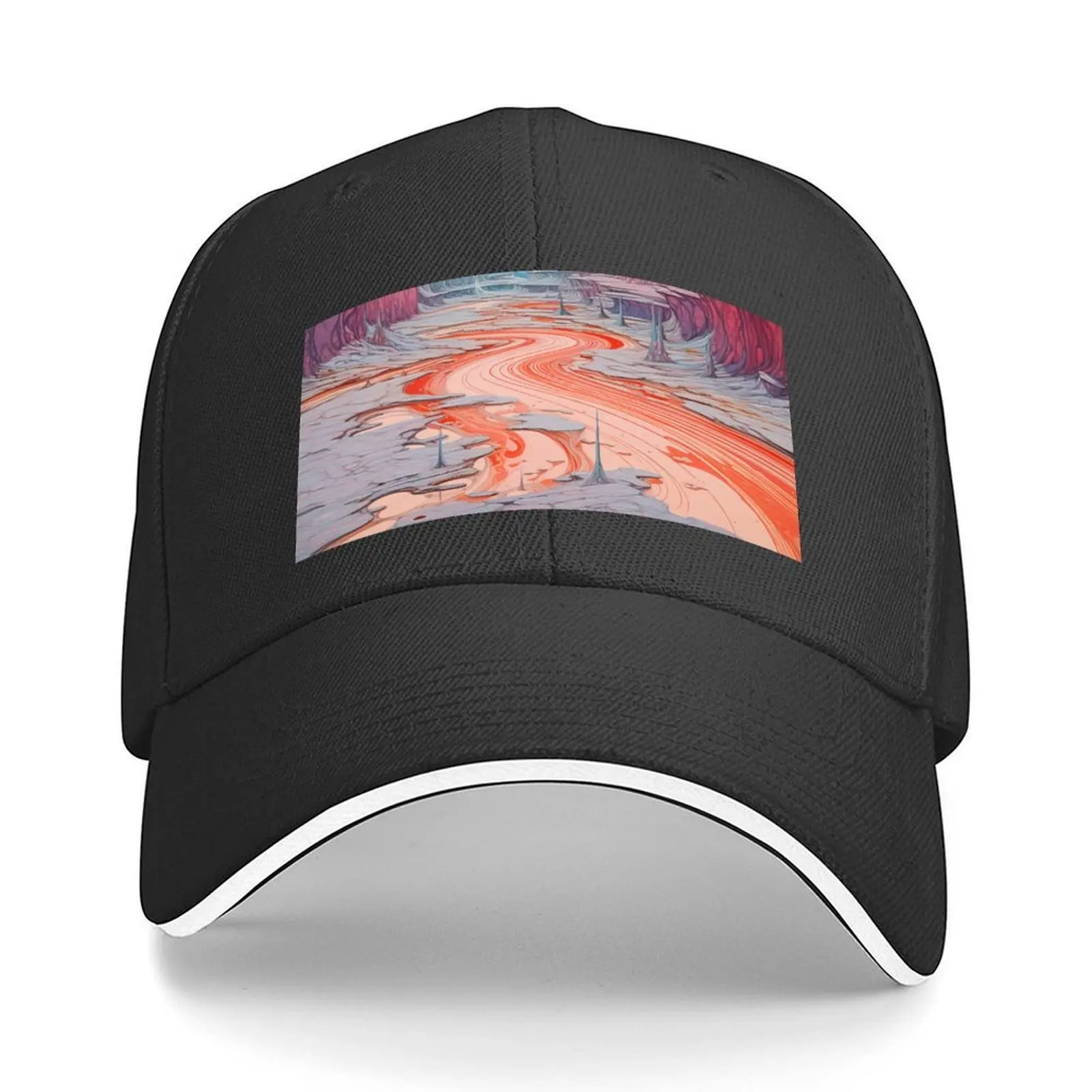 

Hadrio Pale Red Dot Baseball Cap Golf Hat Luxury Hat Anime Hat Visor Caps For Women Men's