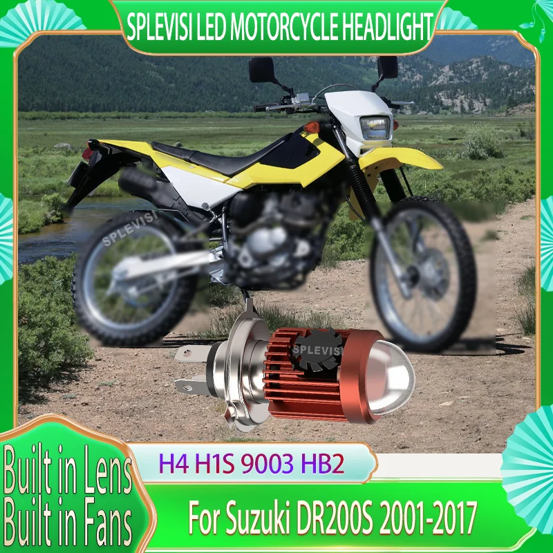 

​Quick Response LED Motorcycle Headlight - 1 Year Warranty For Suzuki DR200S 2001 2002 2003 2004 2005 2006 2007 2008 2009-2017
