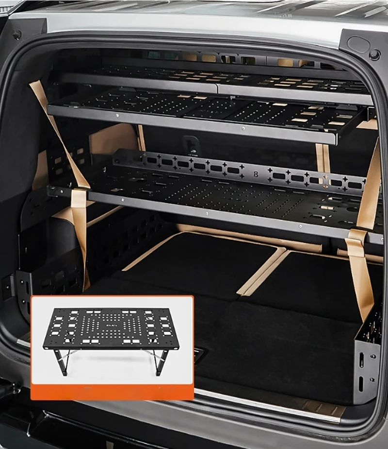 رف تخزين صندوق السيارة مناسب لـ BYD Leopard 8 2024-2025 رف تخزين شبكي معلق نافذة جانبية ملحقات السيارة #5