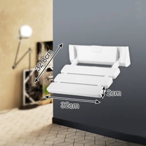 Wall Mounted Shower Seat Up To 130kg Bath Chair Shower Folding Mounted Seat Shower Seat Wall