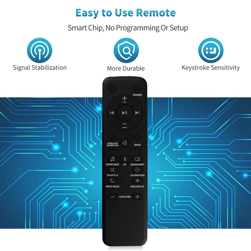 Replace Remote Control For JBL BAR/2.1/3.1/5.1 BAR 2.1 Sound Bar BAR 5.1 Sound Bar