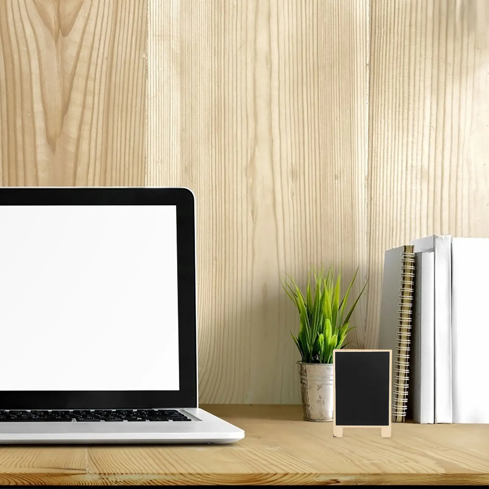 6pcs 6 Mini Standing Smooth Chalkboards Erasable Message Boards for Home Office Hotel Decor Tabletop Signs