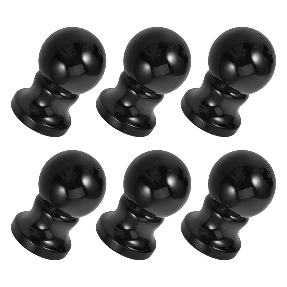 

Flagpole Topper Round Ball Decorative Durable ABS Weather Resistant Easy Installation Roman Rod Design for Home School Store Use