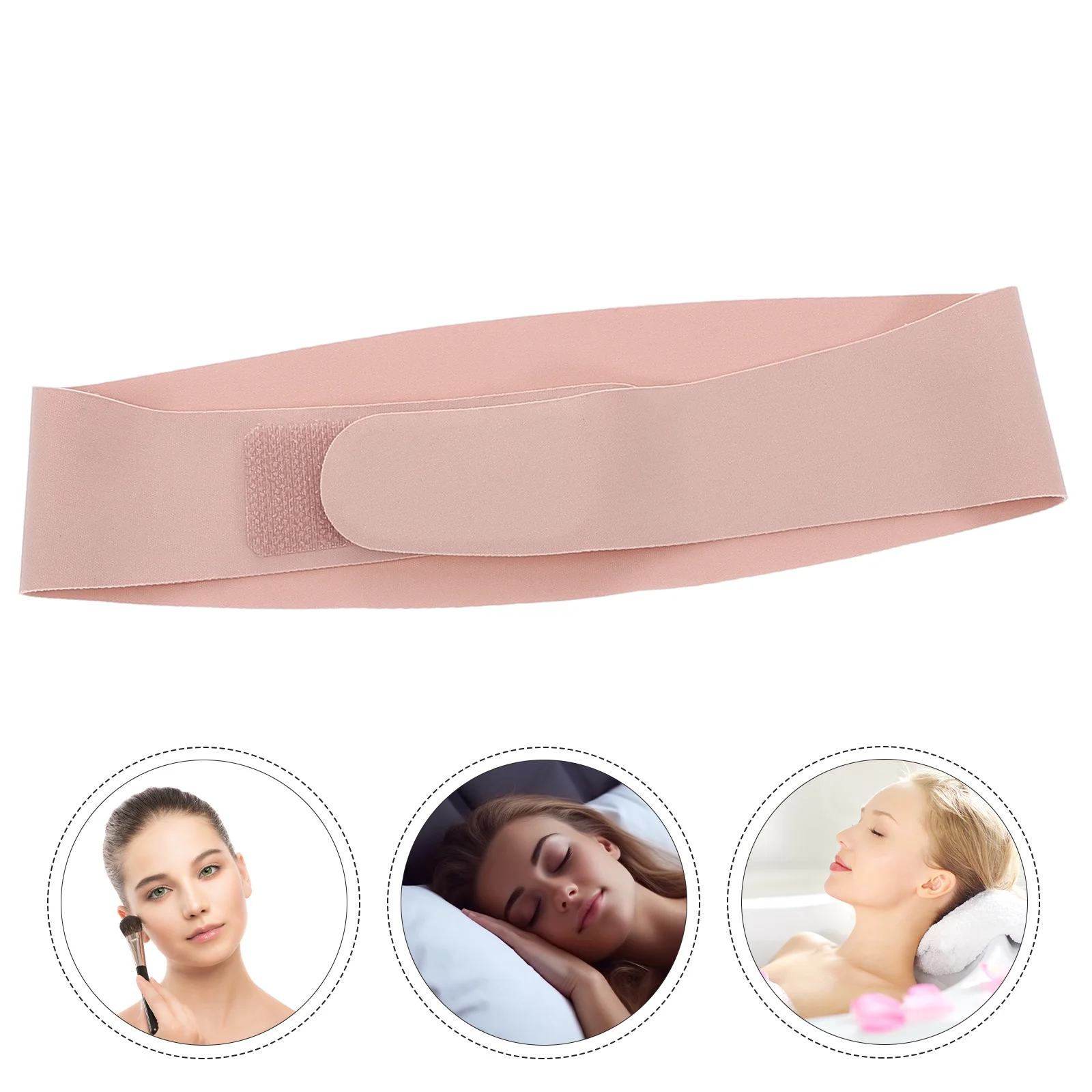 สายรัดยกกระชับใบหน้ารูปตัววี ใช้ซ้ำได้ ผลิตจากกราฟีน สำหรับกระชับใบหน้า ปรับรูปคาง ใช้ขณะนอนหลับ ช่วยปรับรูปหน้า