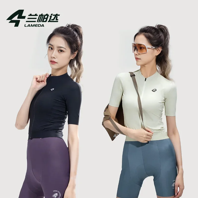 

Women's Cycling Jersey Lameda, Short Sleeve with High Elasticity, Breathable, Eco-friendly fabric, Women's Cycling Clothing