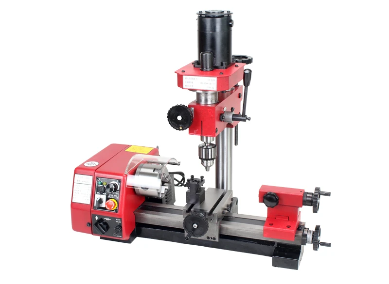 Multifunctional household car drilling and milling machine Small machine tool Miniature lathe