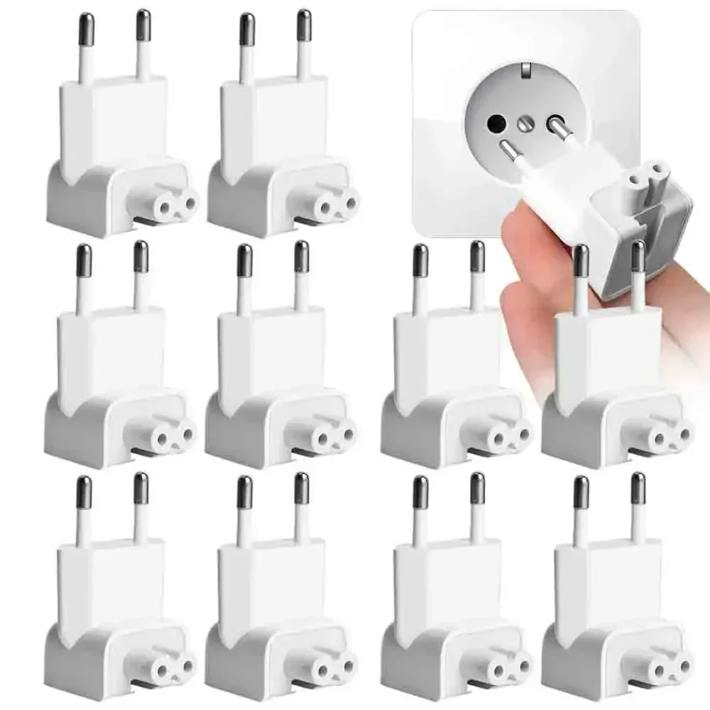 1/4PCS Protable EU Plug Converter Wall Travel Charger Adapter For Apple MacBook ipad Magsafe Macbook Laptop Charge Power Adapter