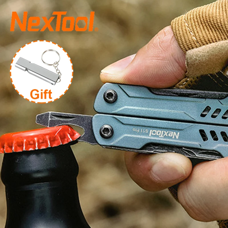 NexTool Mini Sailor S11 Pro 12-In-1 EDC Multi Tool Pliers Outdoor Folding Scissors Screwdriver Portable Keychain Multi-Tool