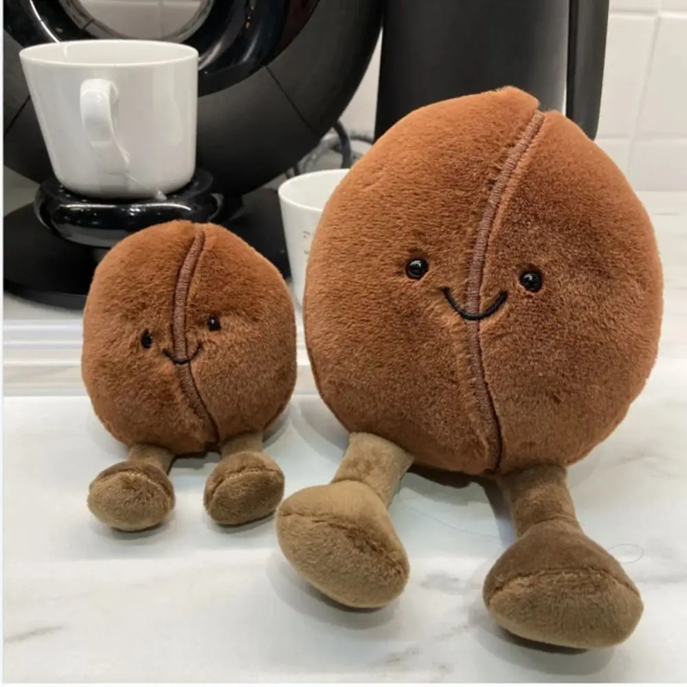 

Creative Simulated Coffee Food Plush Doll Pillow Brown Coffee Bean Soft Plush Stuffed Pillow Decorative Bedroom Sofa Decorate